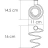 Держатель фена WASSERKRAFT K-1080NICKEL