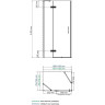 Душевой уголок WASSERKRAFT ALLER 10H06LBLACK MATT 120x80 см